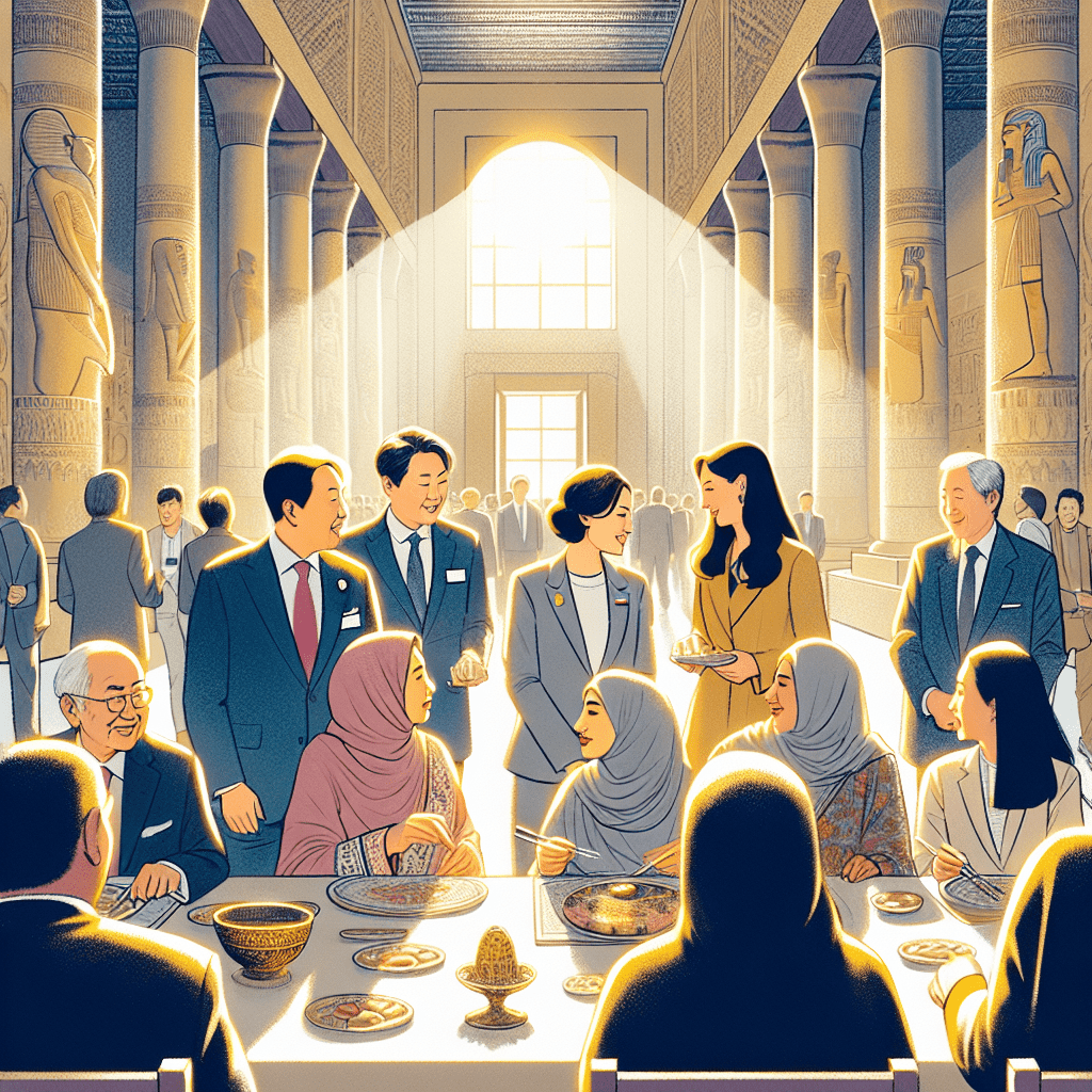 김혜경 여사, 이집트 영부인과 대박물관 방문: 문화 외교의 새로운 장