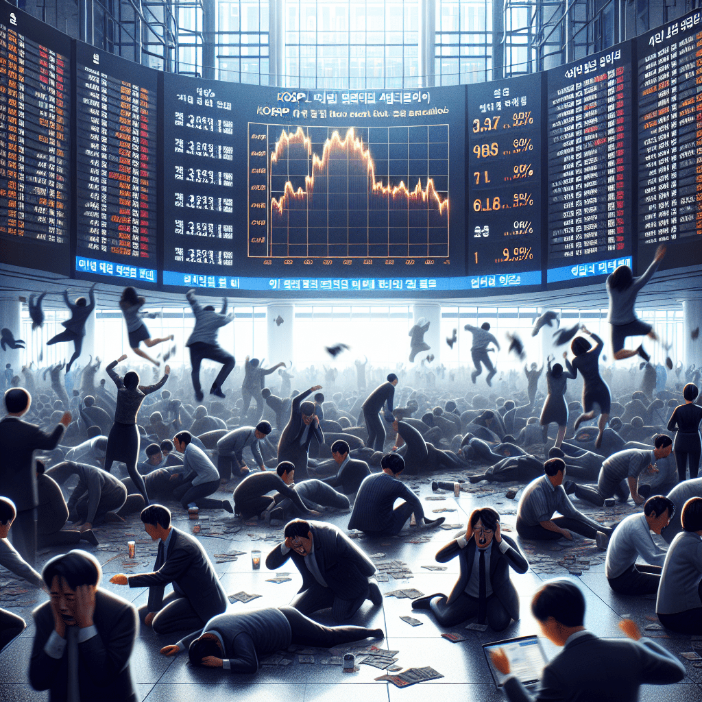 코스피, AI 버블 우려에 3.8% 급락: 시장의 불안과 외국인 매도세